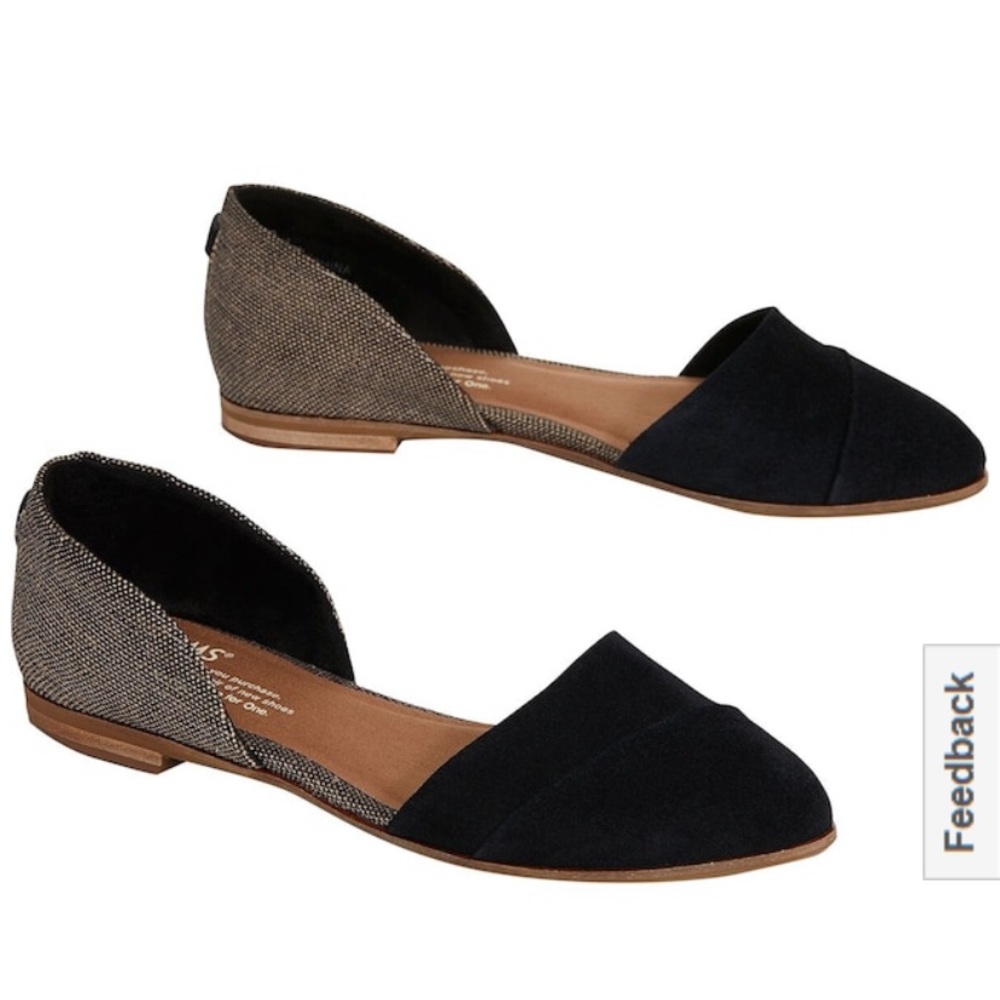 Tom’s jutti D’orsay shoe